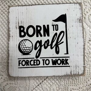 Black and White Golf Wall Decor